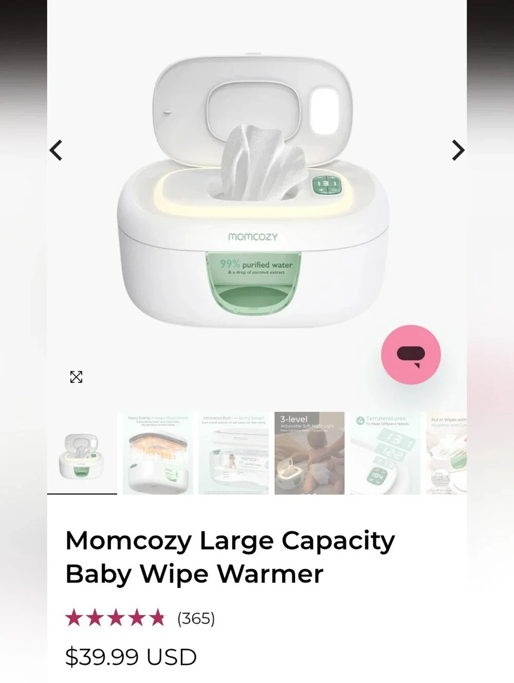 Momcozy Baby Wipe Warmer